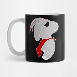 Satanic Light Grey Flying Goat Mug